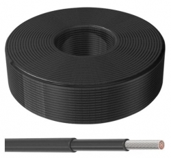 Solární kabel 4mm2, 1500V, černý