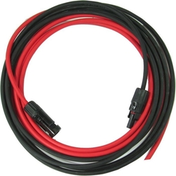 Solární kabel H1Z2Z2-K, 4mm2, červený+černý s konektory MC-4, 5m