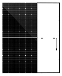 Solární panel DAH SOLAR DHM-T72X10/FS(BW)-555W, 63,2V, 1/3cut - nejlepší účinnost 21,48%