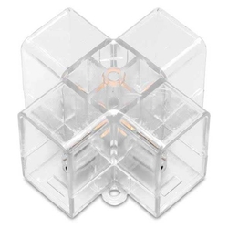 Spojka X 90° 2pin pro LED trubice HEXAGON