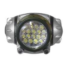 LED svítilna čelová 20x LED -  baterie 3xAAA