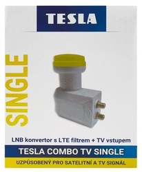 TESLA COMBO TV Single - LNB konvertor s LTE filtrem