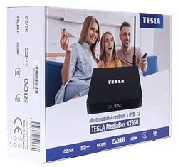 TESLA MediaBox XT650 - hybridní multimediální přehrávač s DVB-T2 - Doprava zdarma !!! 