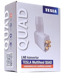 TESLA Multifeed Quad LNB konvertor s LTE filtrem