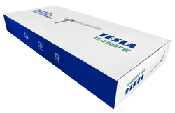 TESLA TE-2800 PW venkovní anténa pro DVB-T2, 470-790 MHz, 9 dBi, aktivní zesilovač, montážní SET