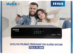 TESLA TE-3000 satelitní přijímač Irdeto Skylink, freeSAT - Doprava zdarma !!!