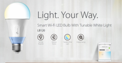 TP-Link LB120, Chytrá Wi-Fi LED žárovka s možností nastavení bílého světla, E27, 10W (60W)