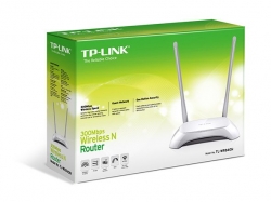 TP-Link TL-WR840N 300Mbps Wireless LAN Router, Qualcomm, 2.4GHz, 802.11b/g/n, 2x fixní anténa