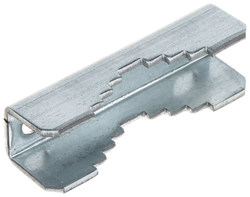 Třmen protikus rozteč 62mm, síla materiálu 2,5mm žárový zinek