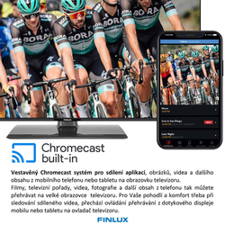 Finlux TV32FFI5670- ANDROID11 HDR FHD, SAT, WIFI, O2TV, SKYLINK, TELLY - Doprava zdarma !!!