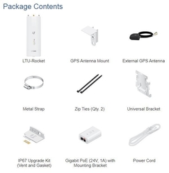 Ubiquiti UBNT LTU Rocket - 5GHz PtMP AP, LTU, 1024QAM, RF filtrace, GPS