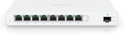 Ubiquiti UBNT UISP-S, UISP Switch, 8x Gbit RJ45 port, 1x SFP port, 8x PoE Out, 110W, fanless