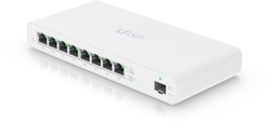 Ubiquiti UBNT UISP-S, UISP Switch, 8x Gbit RJ45 port, 1x SFP port, 8x PoE Out, 110W, fanless