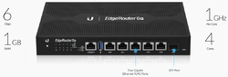 UBNT EdgeRouter 6P, ER-6P, 5x GLAN, 1x SFP