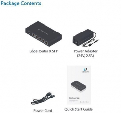 UBNT EdgeRouter X SFP, 5x GLAN, 1x SFP, 5x PoE out