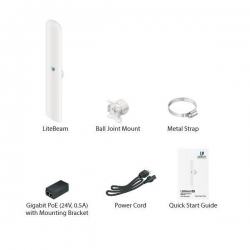 UBNT LiteBeam 5AC-16-120 (LAP-120), venkovní, 5GHz AC, 120° vestavěná sektorová anténa, 2x 16dBi, AirMAX AC