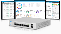 UBNT UniFiSwitch US-8-150W - 8x GLAN, 2x SFP, POE+, 150W