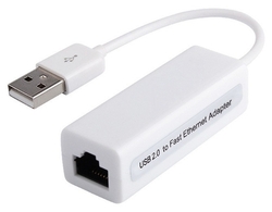 USB 2.0 - LAN RJ45, adaptér USB/Ethernet kabel 20cm