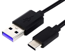 Kabel USB 2.0 typ A na USB-C, 1m černý