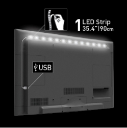 USB LED osvětlení Barkan L5 pro televizory 1x 90 cm