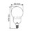LED žárovka E14 1,2W 24x LED koule bílá teplá 230V
