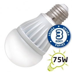 LED žárovka E27 12W 14x LED 2835 A60 bílá teplá 960lm 230V