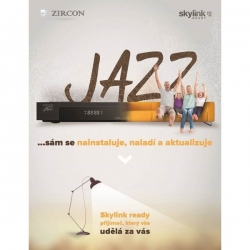 Zircon Jazz - satelitní Full HD přijímač Skylink ready