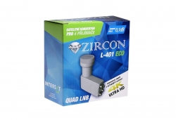 Zircon LNB Quad konvertor L-401 ECO 0,1dB