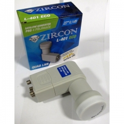 Zircon LNB Quad konvertor L-401 ECO 0,1dB