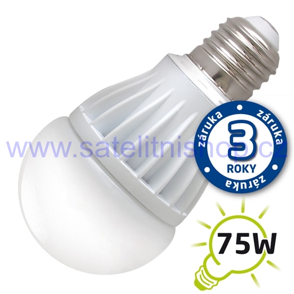 Žárovka LED E27 12W 14x LED 2835 A60 bílá přírodní 960lm 230V