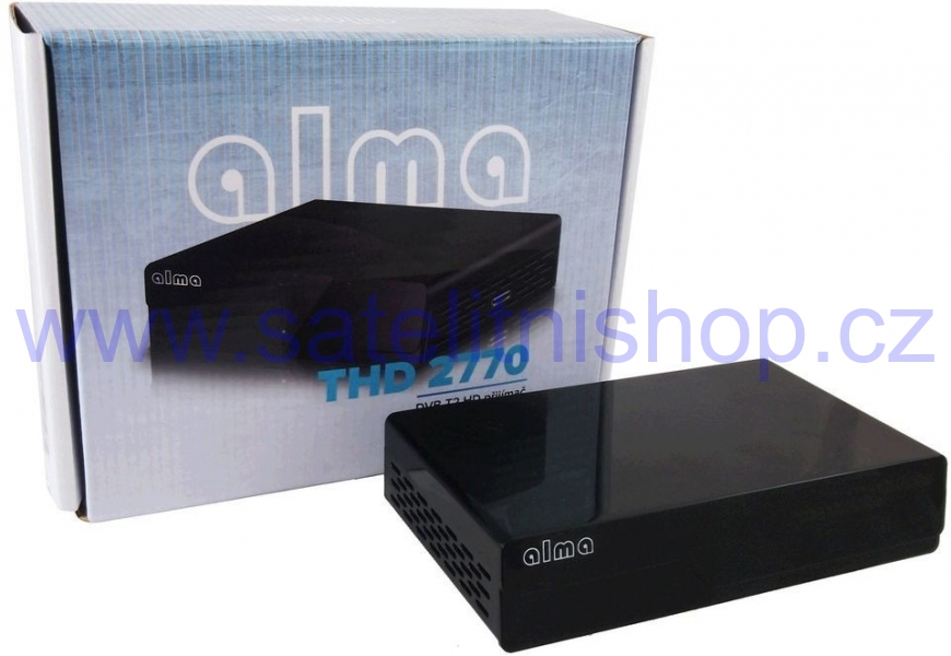 ALMA DVB-T2 HD přijímač 2770 černý