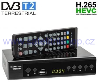 CABLETECH URZ0336A, DVB-T2, H.265 HEVC, scart