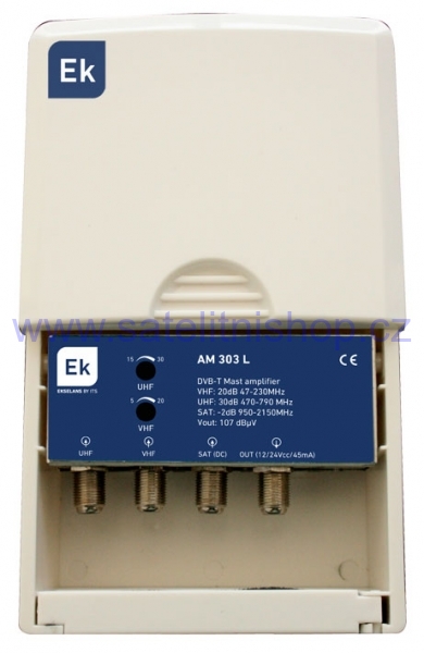 Zesilovač domovní ITS AM 303 L s LTE filtrem