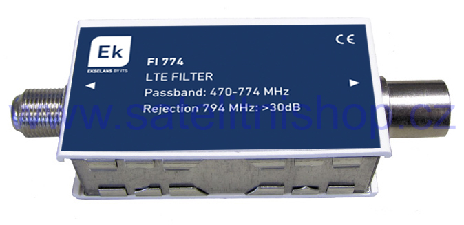 Filtr LTE ITS FI 774 vnitřní (propustný pro 5-774MHz, do 57 kanálu)