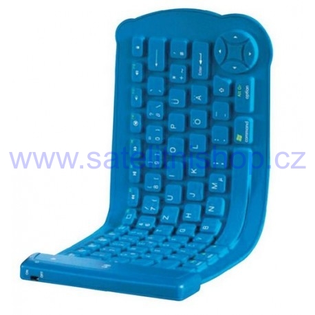 Hama flexibilní bluetooth klávesnice - modrá