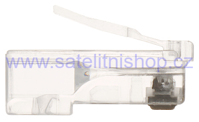 Konektor RJ-45 drát nestíněný průchozí typ EZ