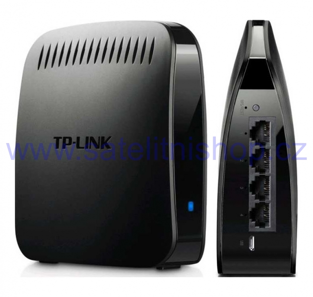 WiFi router TP-Link TL-WA890EA N600 dual AP/router, 4x LAN, 1x USB/ 300Mbps, 2,4/5GHz