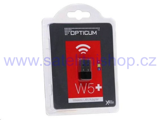 Wi-Fi USB adaptér Dongle 2,4GHz Opticum W5+