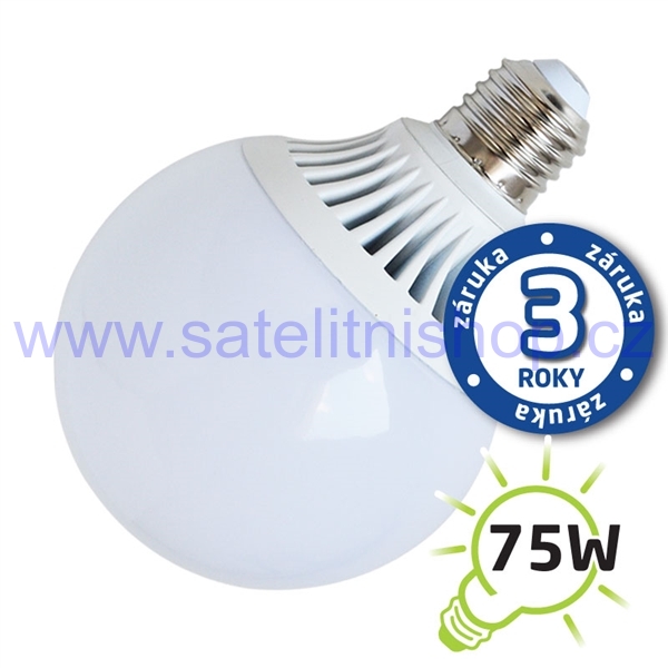 Žárovka LED E27 12W 14x LED 2835 G95 bílá přírodní 960lm 230V
