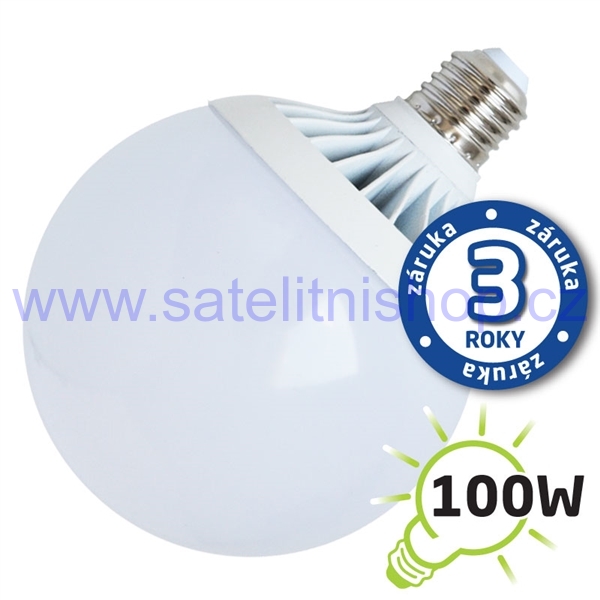 Žárovka LED E27 18W 20x LED 2835 G120 bílá přírodní 1450lm 230V