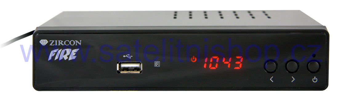 ZIRCON FIRE SE, DVB-T2 přijímač, HD, H.265 ( HEVC), ověřeno CRA
