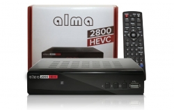 ALMA DVB-T2 HD přijímač 2800 s HEVC DVB-T2 ověřeno