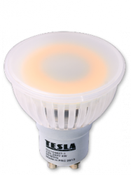 LED žárovka GU10 4W TESLA CRYSTAL bílá teplá 2700K 350lm 230V