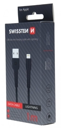 Kabel USB 2.0 USB A male > lighting male 1m černý