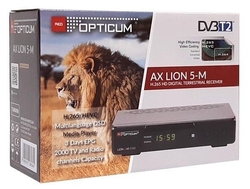 OPTICUM LION 5-M, DVB-T2 HD, h.265 HEVC